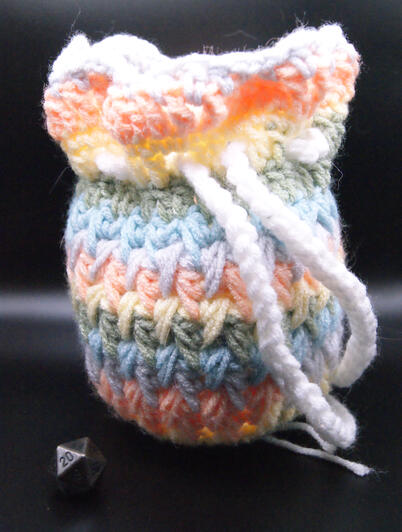 Pastel Dice Bag